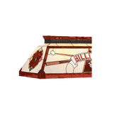 44" Tiffany Billiard Light - Red